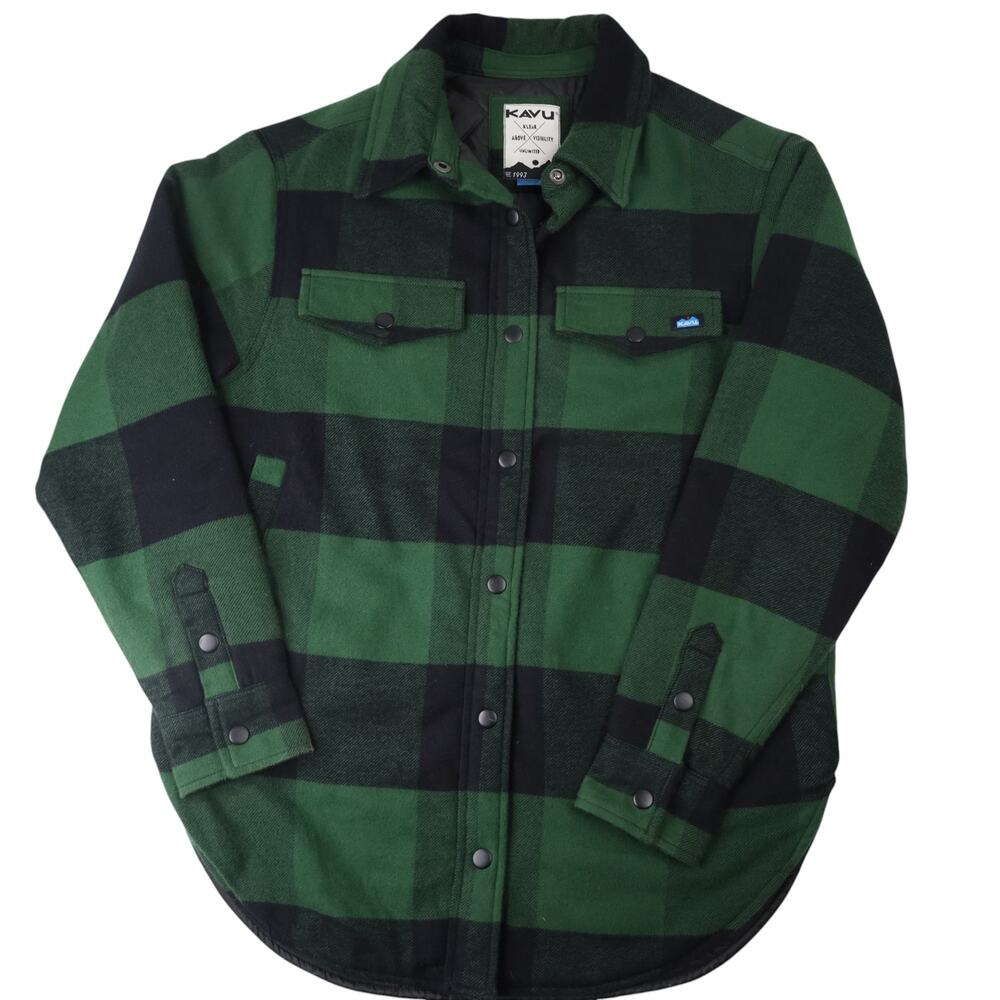 Kavu Quilted Flannel Shirt Jacket